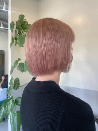 ショート ノエ/ 縮毛矯正/高岳のヘアスタイル