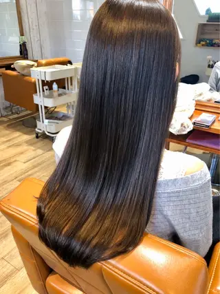 ロング 艶美髪マスター 店長✂︎YUKKEのヘアスタイル
