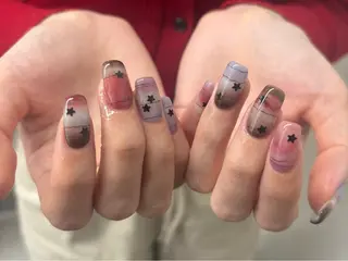 ネイル rina ニュアンス♡ワンホンのネイルデザイン