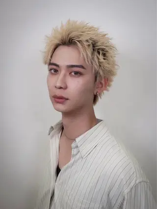 ショート カラー ヒガシタスク /メンズ特化のヘアスタイル