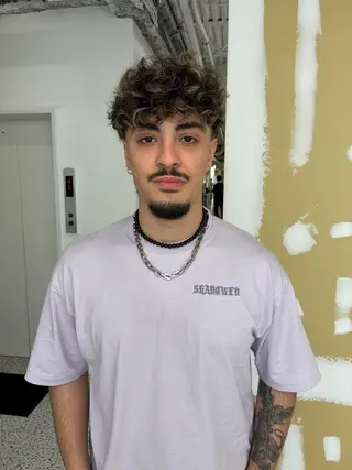 カラー メンズ メンズカット パーマ[佐橋]のヘアスタイル