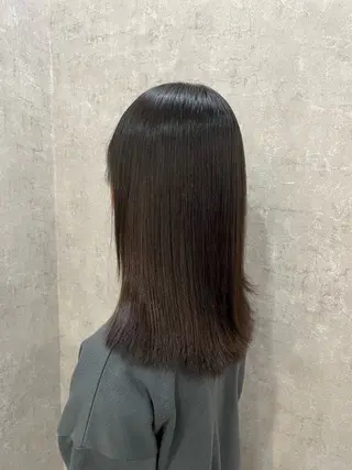セミロング 松下 美織のヘアスタイル