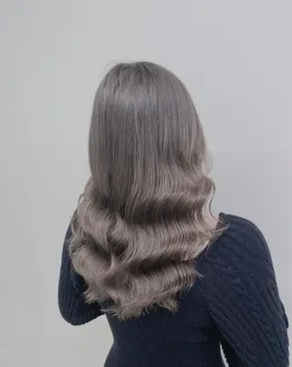 ロング カラー ヘアアレンジ 💖韓国ヘアの匠 💖TAKUMI💖のヘアスタイル
