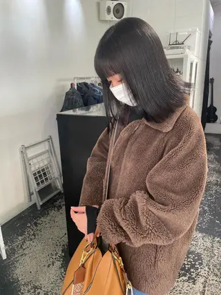 セミロング カラー パーマ ヘアアレンジ メンズ キッズ ネイル マツエク・マツパ アイブロウ 艶ハイトーン/ヘア アレンジAYAKAのヘアスタイル