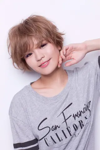 ショート カラー パーマ 似合わせhair🔸 アサダ　タカコ🔸のヘアスタイル