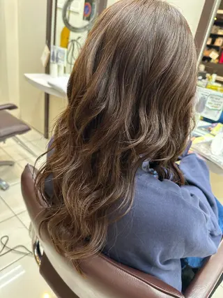 ロング カラー 髪質改善⭐️縮毛矯正 中野⭐️Rinaのヘアスタイル
