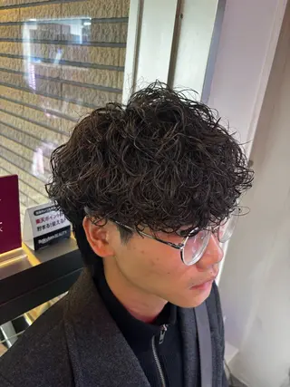 パーマ メンズ メンズ特化✨️ 韓国風パーマ🔥一八のヘアスタイル