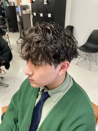 パーマ メンズ メンズモテパーマ💙 fuwaのヘアスタイル