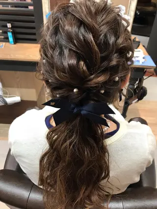 セミロング KAJI MANAMIのヘアスタイル
