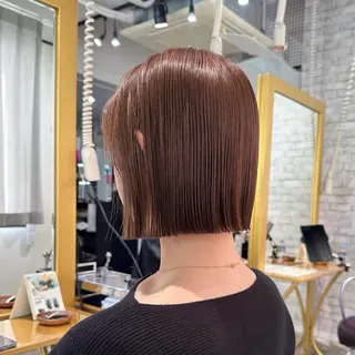 ショート カラー 心斎橋/レイヤー/ 艶カラー💖Sakiのヘアスタイル