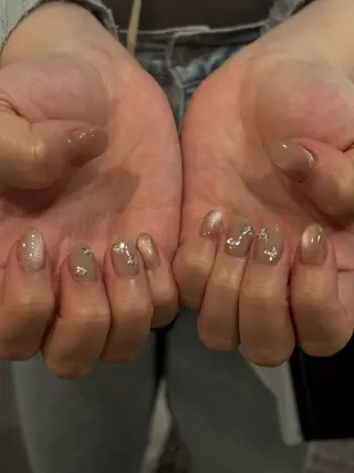 ミディアム 0203ムニムサン 💙Honokaのネイルデザイン