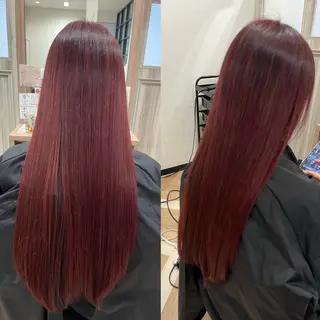 ロング カラー ARISE🐳 安達 紫帆のヘアスタイル