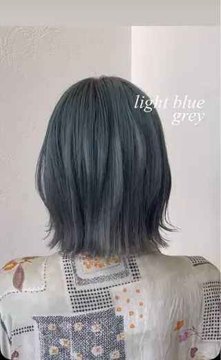 カラー ブリーチ・デザイン カラー/江原のヘアスタイル