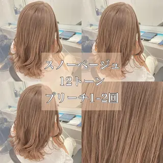 セミロング トレンドモテカラー 🩷色落ちまで可愛くのヘアスタイル