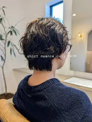 ショート パーマ ルプラボウ　小野寺 菜穂/豊橋/パーマのヘアスタイル