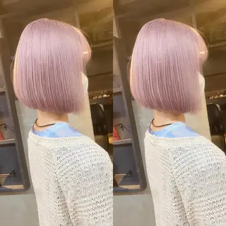 ミディアム カラー yoriダブルカラー 代表すがわらのヘアスタイル