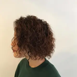 ミディアム 長谷川 誠志のヘアスタイル