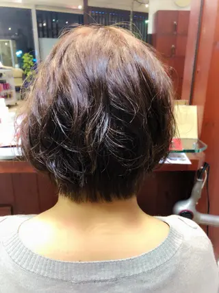 ショート カラー 星 沙織のヘアスタイル
