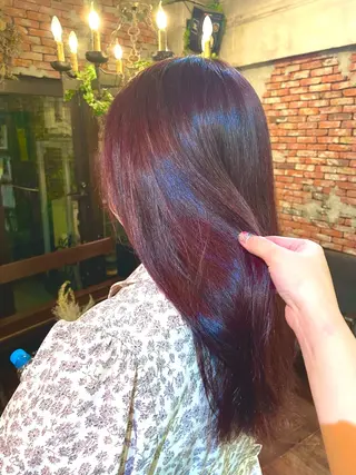 ロング カラー 《原宿》暖色カラー kokoa🎶🎀のヘアスタイル