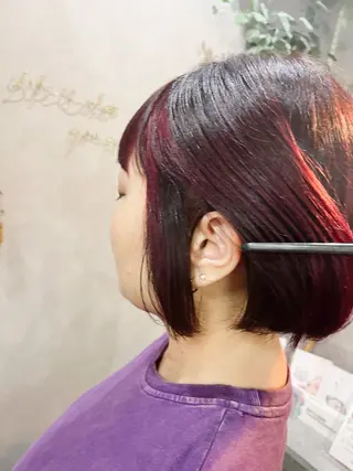 カラー ヤマモト ヒロミのヘアスタイル