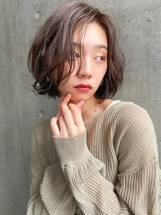 ショート パーマ 大人可愛いHair ❤︎Ayakoのヘアスタイル
