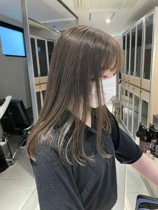 ロング カラー 柔らか透け感カラー 🌿ムロヤリョウスケのヘアスタイル