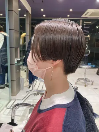 ショート スキバサミを使わない カット🌼唯🌼のヘアスタイル