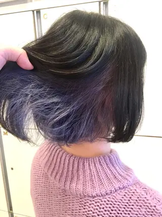 ショート カラー 髪質改善/美髪矯正 マネージャー福永のヘアスタイル