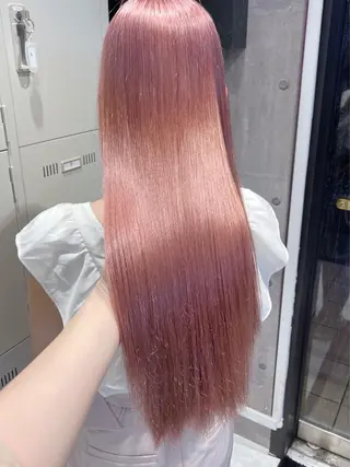 ロング カラー パーマ ヘアアレンジ メンズ キッズ ネイル マツエク・マツパ アイブロウ 🎀韓国レイヤー YURINA🎀のヘアスタイル