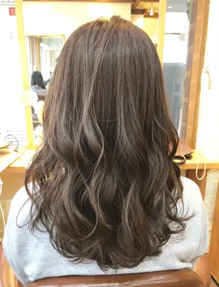 セミロング カラー ✨🌿大人可愛い愛さ れhair🌿✨松本のヘアスタイル
