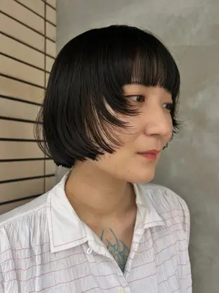 ショート デザインパーマ/ カット/nanaのヘアスタイル