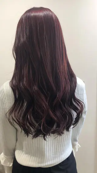 ロング カラー ウルフ/デザイン/ 大阪/タカハシユウキのヘアスタイル