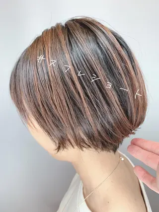 ショート 🎉骨格矯正カット ばば　としまさのヘアスタイル