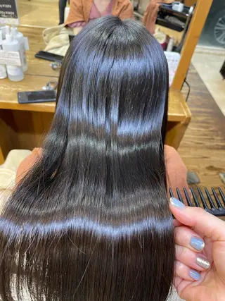 セミロング 山木 裕子のヘアスタイル