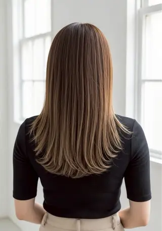 ロング 佐々木 凪咲のヘアスタイル