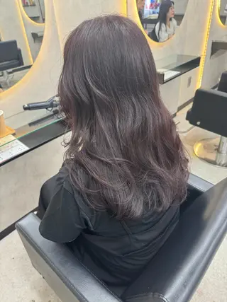 セミロング カラー モテ💖愛され🫶 とわのヘアスタイル