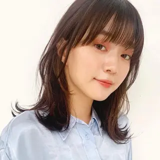 ショート カラー 🌱小顔ヘア/ボブ ミディアム/双葉🌱のヘアスタイル