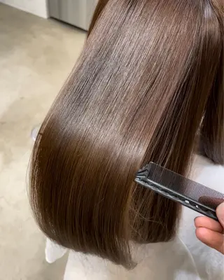 ロング ハイトーンレイヤー 顔まわりSOTAのヘアスタイル