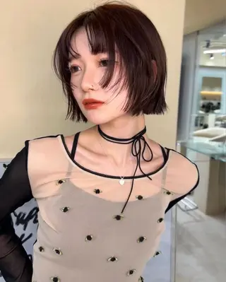ショート 韓国ボブ🇰🇷/ Nodoka🧸🩵のヘアスタイル