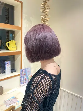 ショート カラー ウルフカット/ハイト ーン🎀mizukiのヘアスタイル