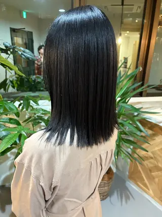 ロング ボブ/ショート/小倉 ✂中尾吏穏のヘアスタイル