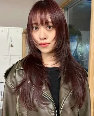 カラー 🌙ヘーゼルベージュ レイヤーカット🌙のヘアスタイル