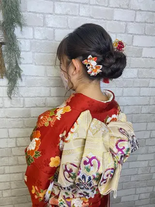 ヘアアレンジ ブリーチカラー🫧 森　凪沙のヘアスタイル