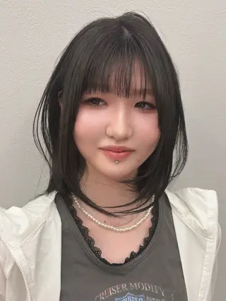 ミディアム 似合わせショート🌿 ボブ🫧 乾辺真悠子のヘアスタイル