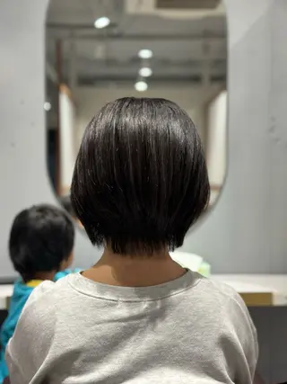 ショート くせ毛カット終着点 カワサキトオル溝の口のヘアスタイル