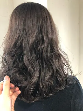 ロング カラー ヘアアレンジ メンズ キッズ ネイル マツエク・マツパ 透明感カラー🤎 ゆりのヘアスタイル