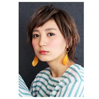 ショート カラー パーマ ヘアアレンジ メンズ キッズ TopStylist ✂︎ Azumaのヘアスタイル