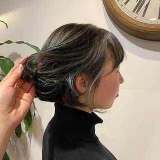 カラー NATSUKI😸 ‪✂︎‬南森町美容室のヘアスタイル