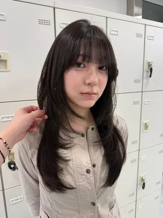 ロング カラー 海外girl/ハイト ーン/riko🫧のヘアスタイル