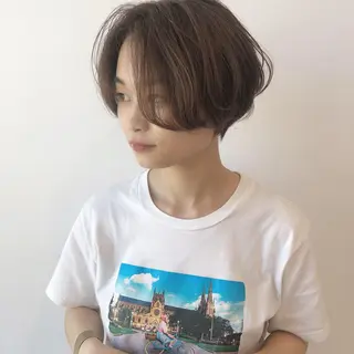 ショート カラー ヤマモト マイのヘアスタイル